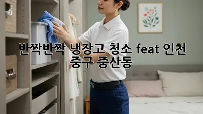 ✨반짝반짝✨ 냉장고 청소! (feat. 인천 중구 중산동)